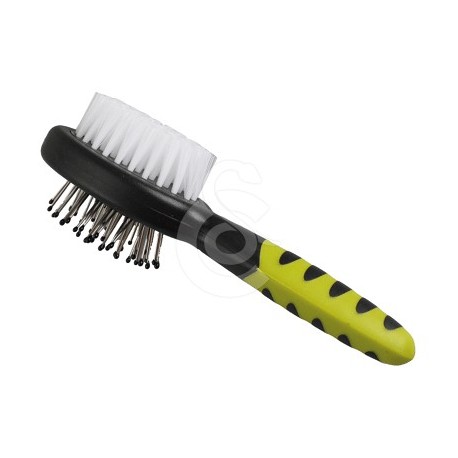 Brosse Perfect Care Rongeur double :poils naturels et picots