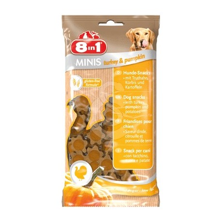 Friandises 8in1 Minis Dinde & Potiron