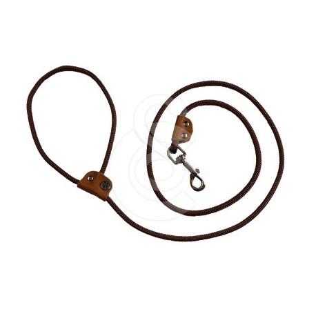 Laisse cuir/corde Confort Rich Dog