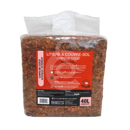 Litière et Couvre sol Chips Coco Spécial Basse-Cour