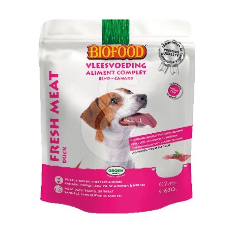 Aliment complet Canard pour Chien Biofood