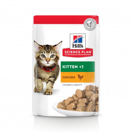 Science Plan Kitten Tender Chunks & Gravy Poulet