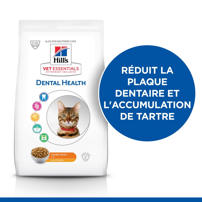 Vet Essentials Feline Young Adult Dental Health Poulet Myvetshop Vet Essentials Feline Young Adult Dental Health Poulet Myvetshop