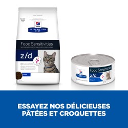 Feline z/d Food Sensitivities Activ Biome+ Boîte