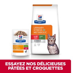 Chat C/D Urinary Stress Multicare + Metabolic Poulet