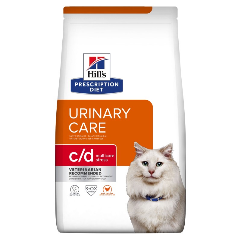 Chat C/D Urinary Stress Multicare Poulet