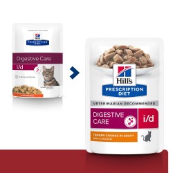 Feline i/d Digestive Care Activ Biome+ Poulet Sachet Repas