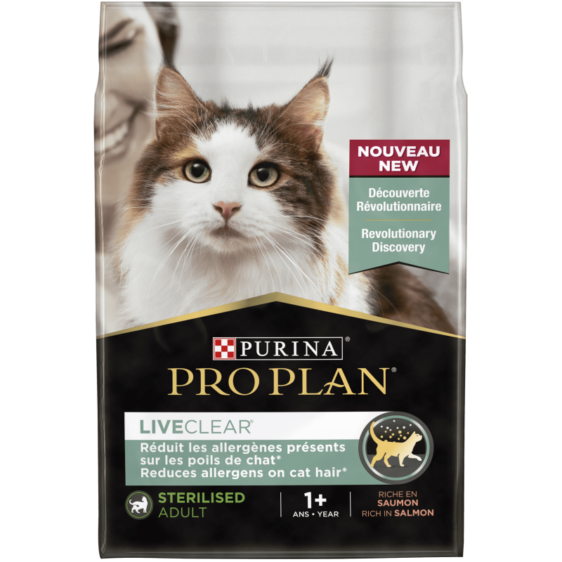 PRO PLAN STERILISED - ADULT - LIVECLEAR riche en saumon