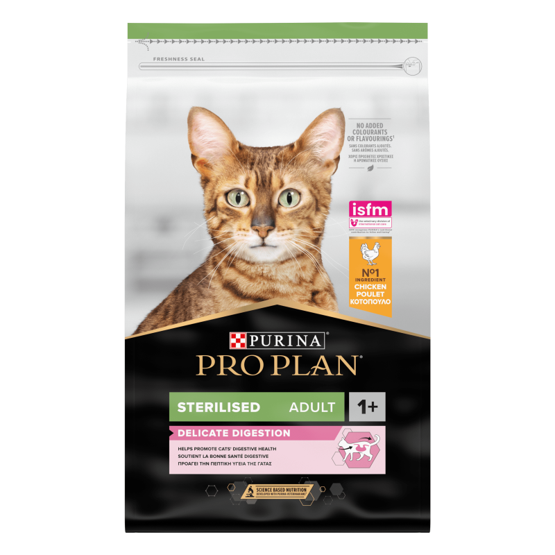 PRO PLAN STERILISED - ADULT - OPTIDIGEST riche en poulet