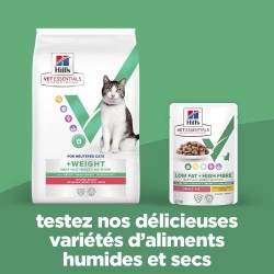 Vet Essentials Chat Multi-Benefit + Weight Young Adult Poulet