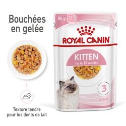 Cat Kitten Royal Canin Emincé en gelée Sachet repas