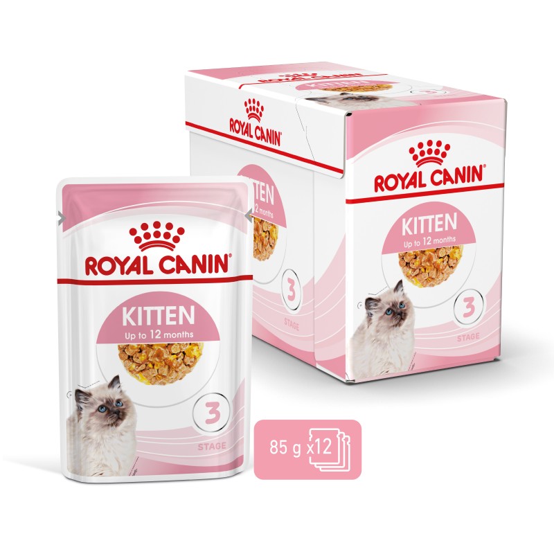Cat Kitten Royal Canin Emincé en gelée Sachet repas