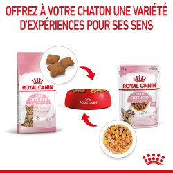 Cat Kitten Sterilised Sachet Repas bouchées en gelée