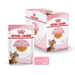 Cat Kitten Sterilised Sachet Repas bouchées en gelée