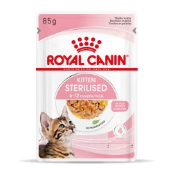 Cat Kitten Sterilised Sachet Repas bouchées en gelée