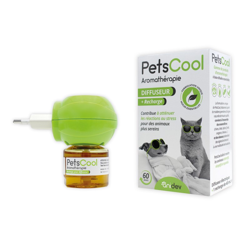 Petscool Diffuseur  + Recharge 8 Semaines