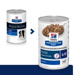 Canine z/d Food Sensitivities Activ Biome+ Boîte