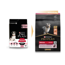 PRO PLAN MEDIUM - PUPPY - SENSITIVE SKIN riche en saumon et au riz