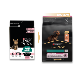 PRO PLAN Chien Small & Mini Puppy Sensitive Skin Riche en Saumon