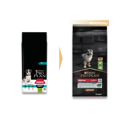 PRO PLAN MEDIUM - PUPPY -  SENSITIVE DIGESTION riche en agneau et au riz