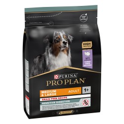 PRO PLAN MEDIUM & LARGE - ADULT - SENSITIVE DIGESTION GRAIN FREE riche en dinde