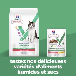 Vet Essentials Chat Multi-Benefit + Weight Young Adult Poulet Sachet Repas
