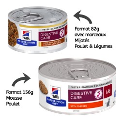 Chat i/d Digestive Care Poulet et Légumes Boîtes