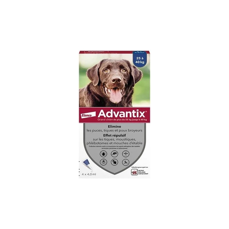 Advantix Grand Chien 25-40 kg