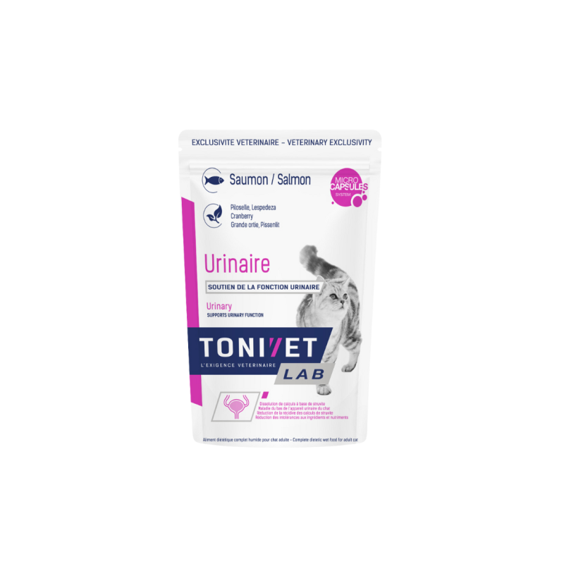 Tonivet Chat Urinaire Saumon Sachet repas