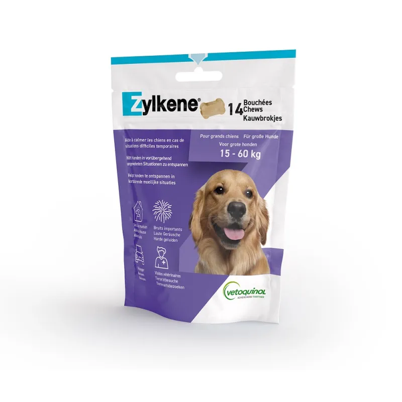 Zylkene Chew Pouch 445mg (15-60kg)