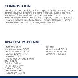 Chien k/d j/d Kidney + Mobility Mijotés Poulet&Légumes Boîte