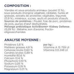 Chat k/d Kidney Mijotés Poulet & Légumes Boîte