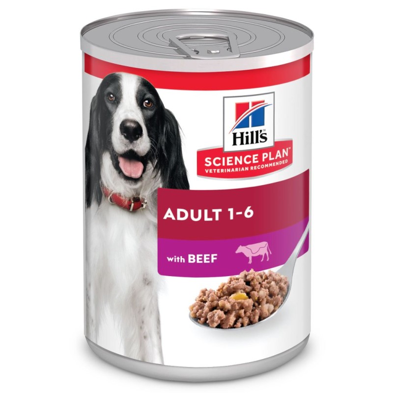 Hill's Science Plan Adult boite pour chien au bœuf