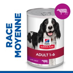 Hill's Science Plan Adult boite pour chien au bœuf