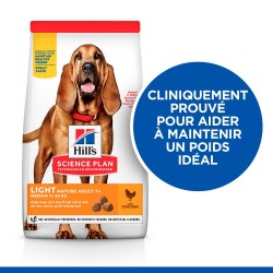 Canine Mature Adult 7+ Light Medium Poulet