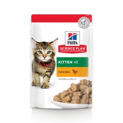 Science Plan Kitten Tender Chunks in Gravy pack mixte