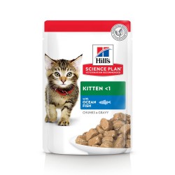Science Plan Kitten Tender Chunks in Gravy pack mixte