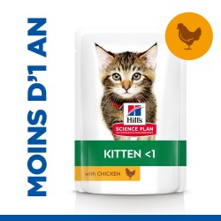 Science Plan Kitten Tender Chunks in Gravy pack mixte