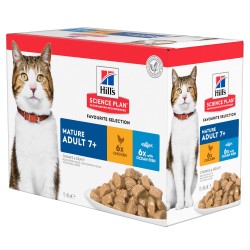 Science Plan Feline Mature Adult 7+ pack mixte