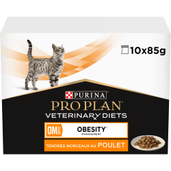 PPVD Feline OM Stox Obesity Chicken Sachet repas