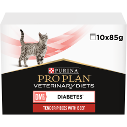 PPVD Feline DM Stox Diabetes Beef Sachet repas