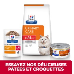 Feline C/D Urinary Stress Multicare  Mijotés pour Chat Poulet & Légumes