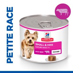 Chien Mature Adult Small & Mini Boeuf Mousse
