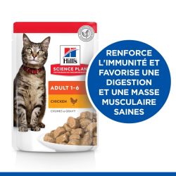 Chat Adult Poulet Sachet Repas