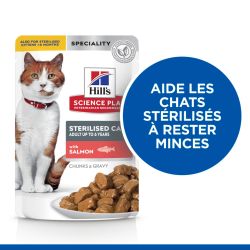 Chat Adult Sterilised Cat Saumon sachet repas