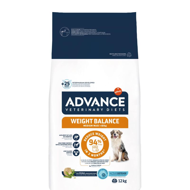 Advance Veterinary Diets Chien Weight Balance Medium-Maxi