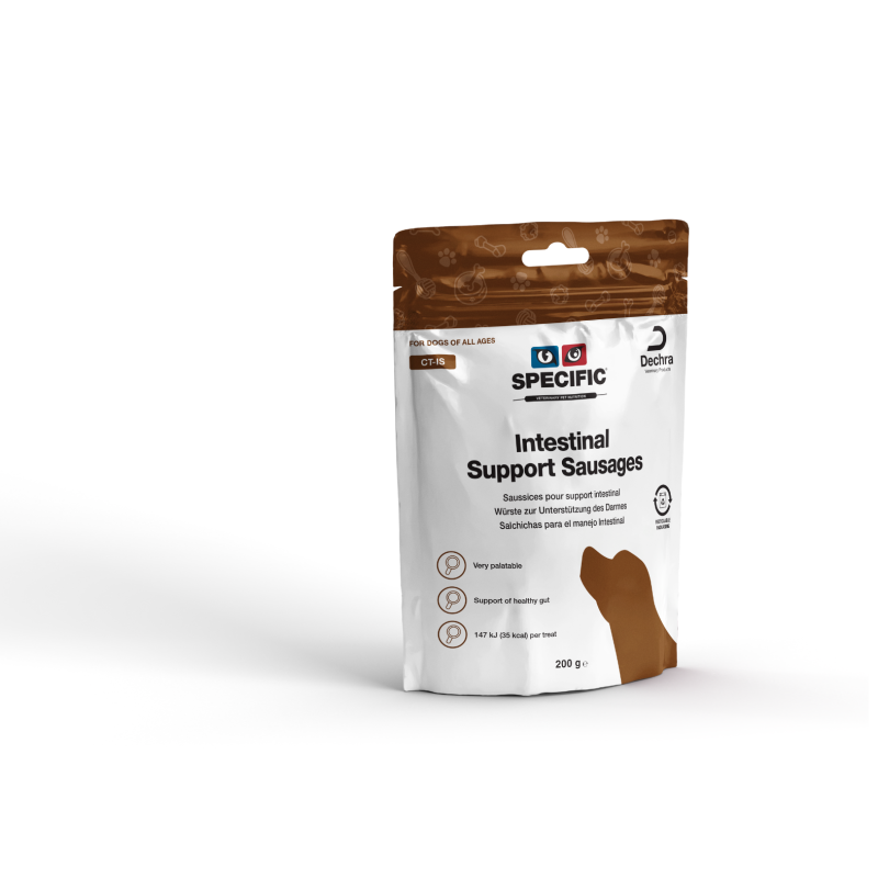 Specific CT-IS intestinal support sausages