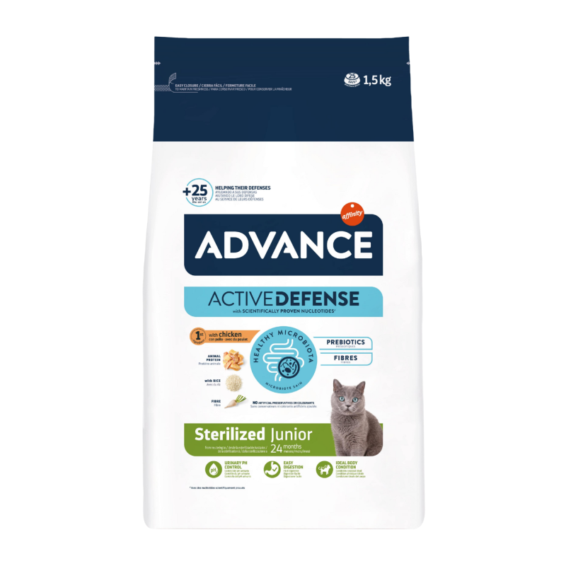 Advance Active Defense Chat Junior Stérilisé - Poulet