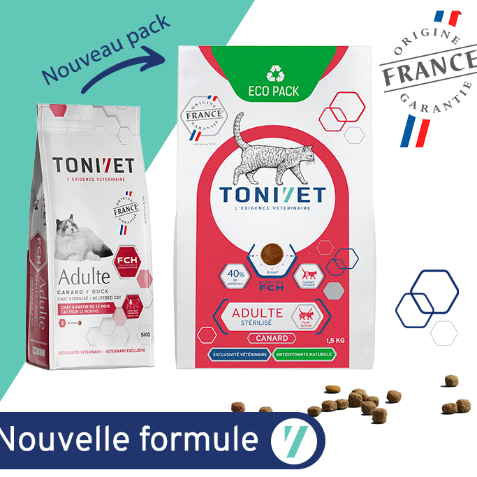 Tonivet Chat Adulte Canard