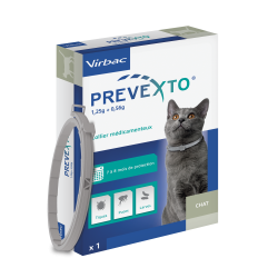 Collier antiparasitaire Prevexto chats